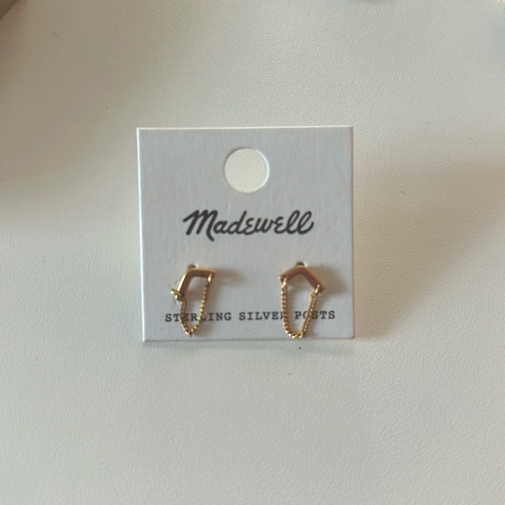 Madewell earrings never used